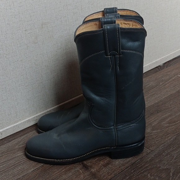 Vintage Leather Cowboy boots  by Justin - Picture 1 of 8